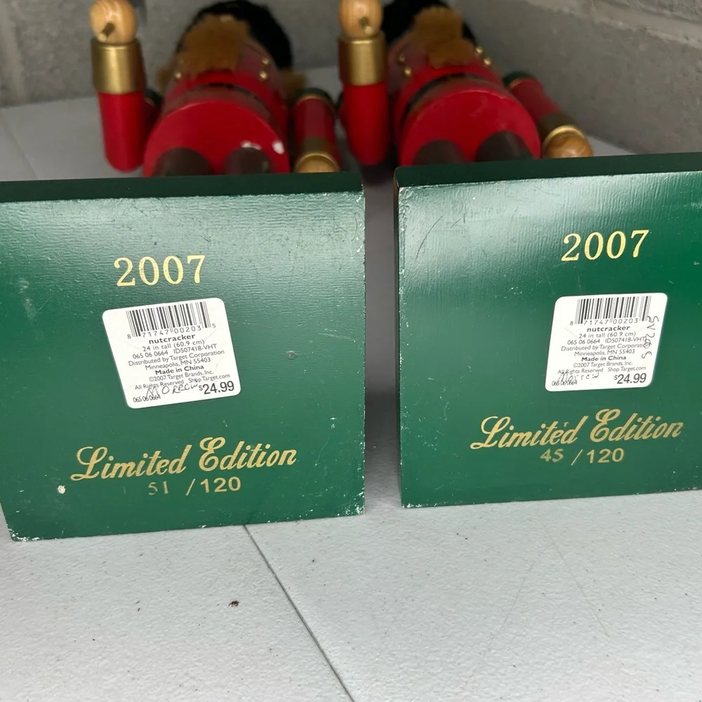 Target 2007 Limited Edition Nutcrackers